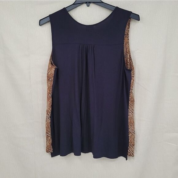 Worthington NWT Animal Print Sleeveless Blouse , Women's XXL - Picture 2 of 6